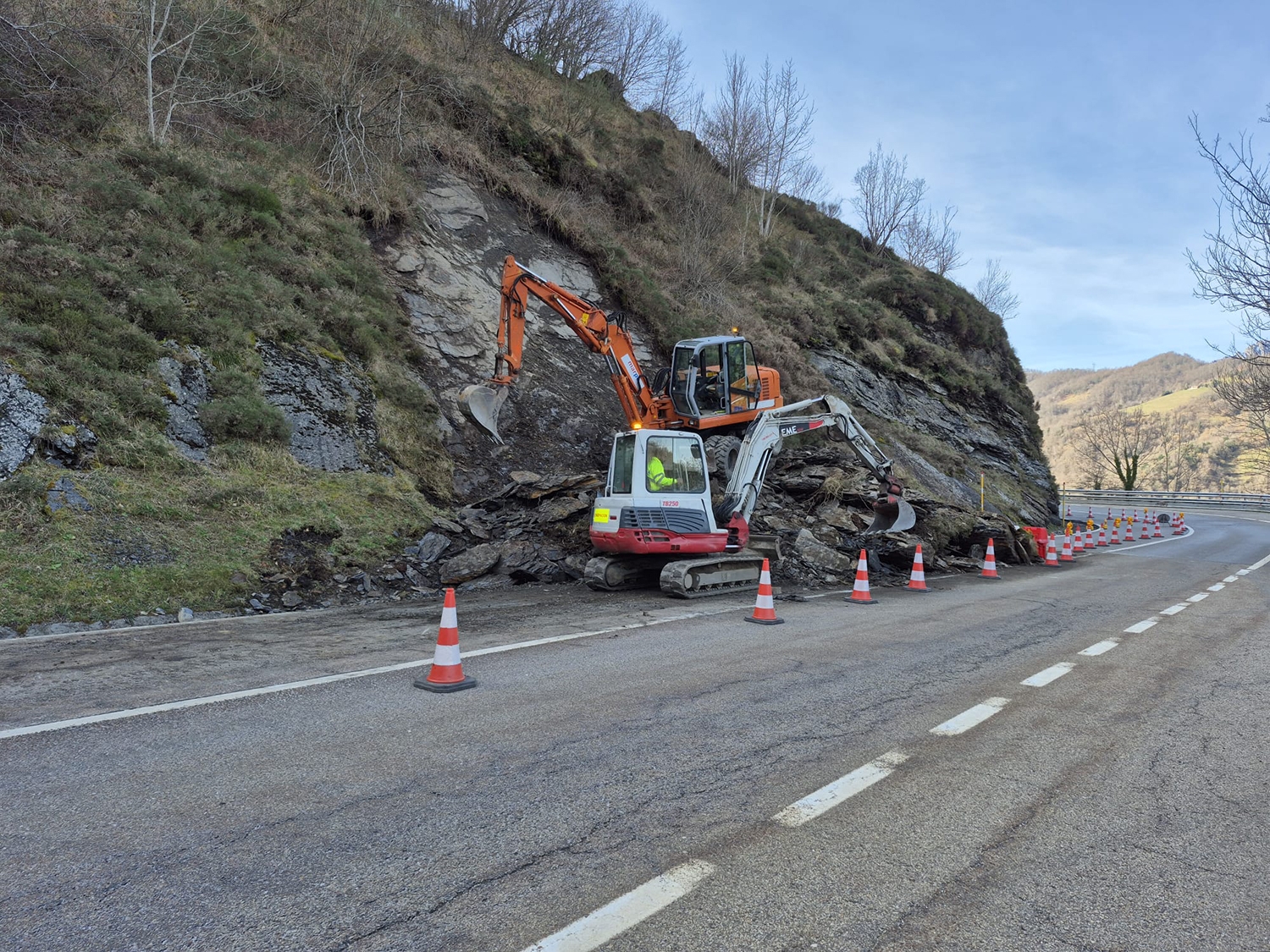 Desprendimiento en el Puerto de Pajares 3