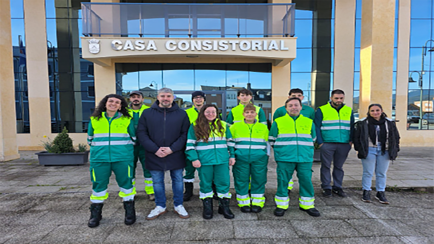 Alumnos y alumnas del Programa Mixto de Formación y Empleo Piñera V de Vega de Espinareda