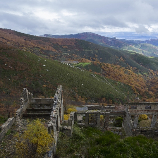 Lavadero de la mina de wólfram en la Peña do Seo en el Bierzo | Eduardo Margareto / ICAL 