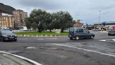 Imagen reciente de la rotonda del Dolmen en Ponferrada PSOE Ponferrada