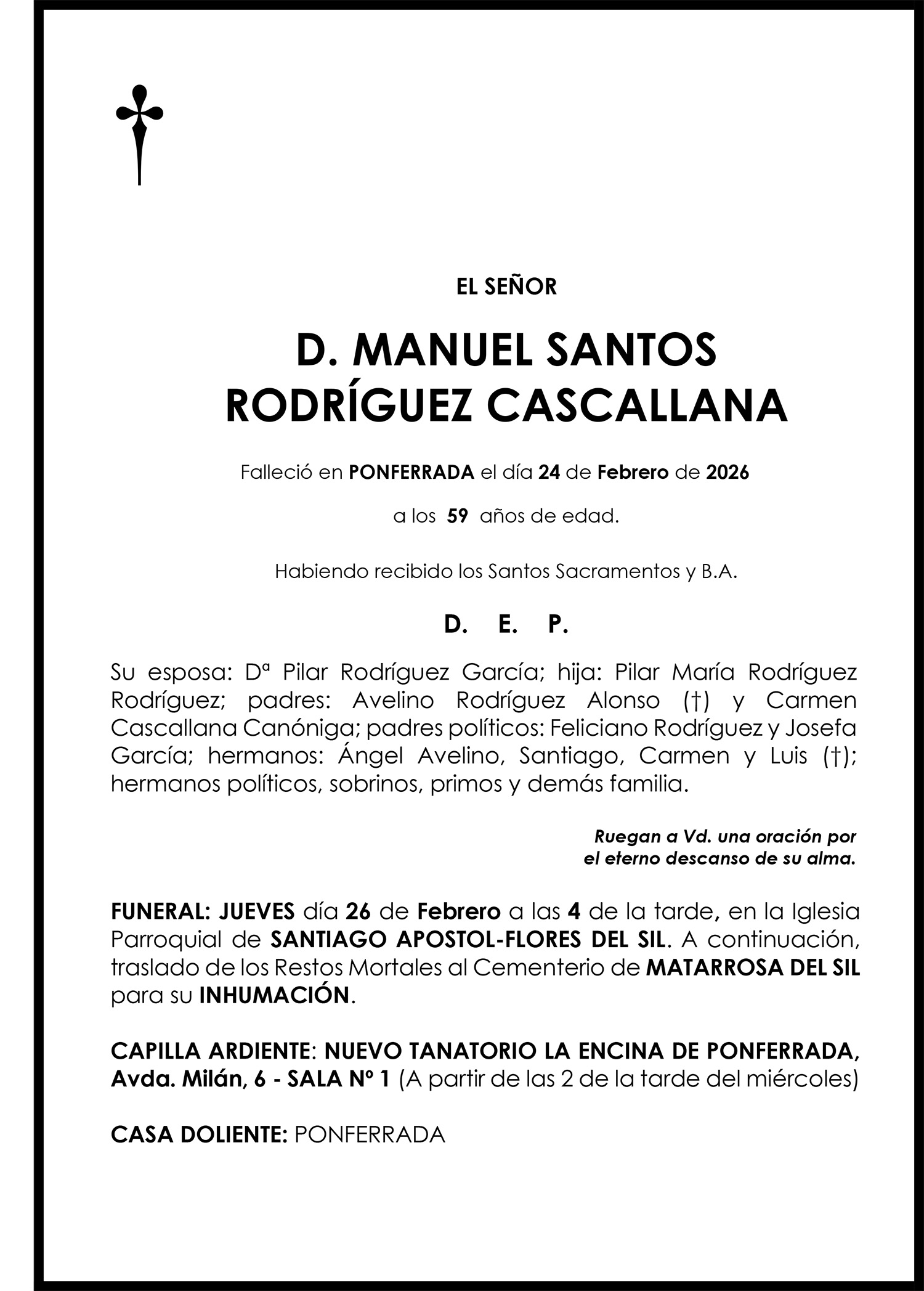 MANUEL SANTOSRODRÍGUEZ CASCALLANA
