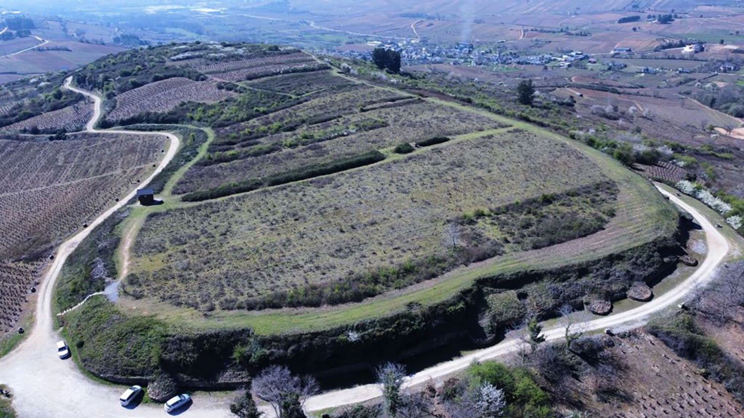 Imagen aérea de Castro Ventosa