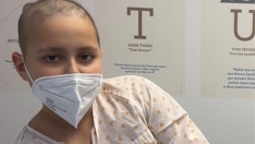 Adrián Prada en el Hospital de Salamanca