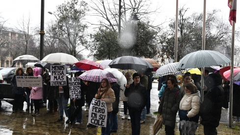 Movilización colegios en la Delegación de la Junta en Ponferrada (14) Movilización colegios en la Delegación de la Junta en Ponferrada (14)