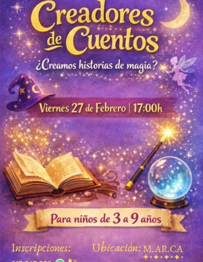 Creadores de cuentos en Museo M.AR.CA