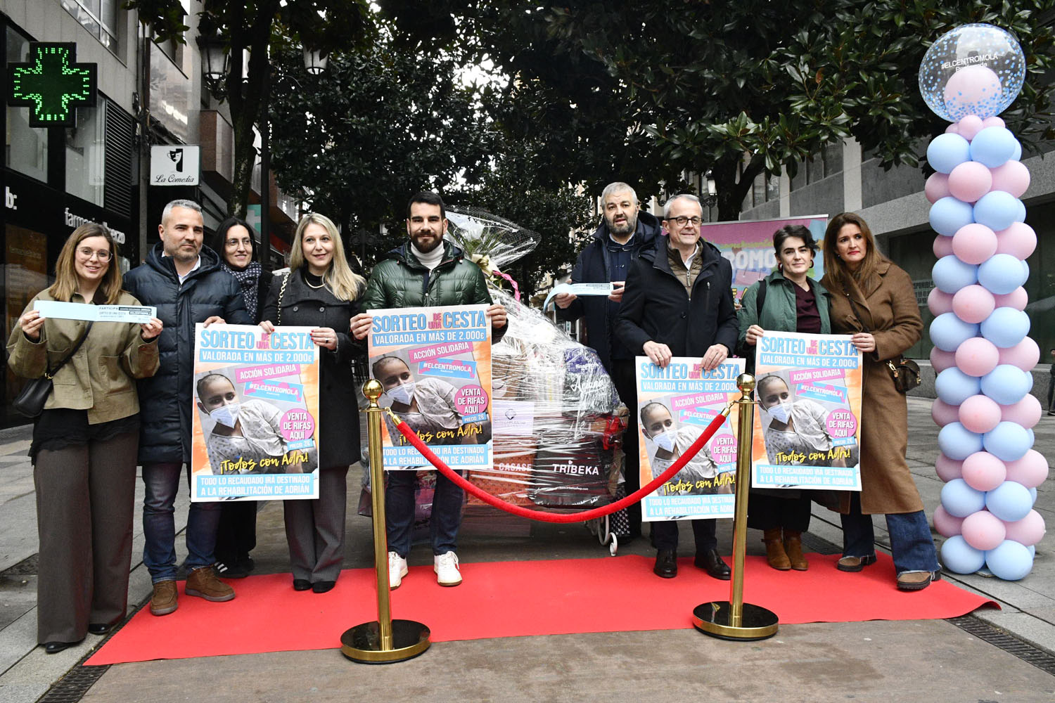 Sorteo de cesta para la rehabilitación de Adrián (1)