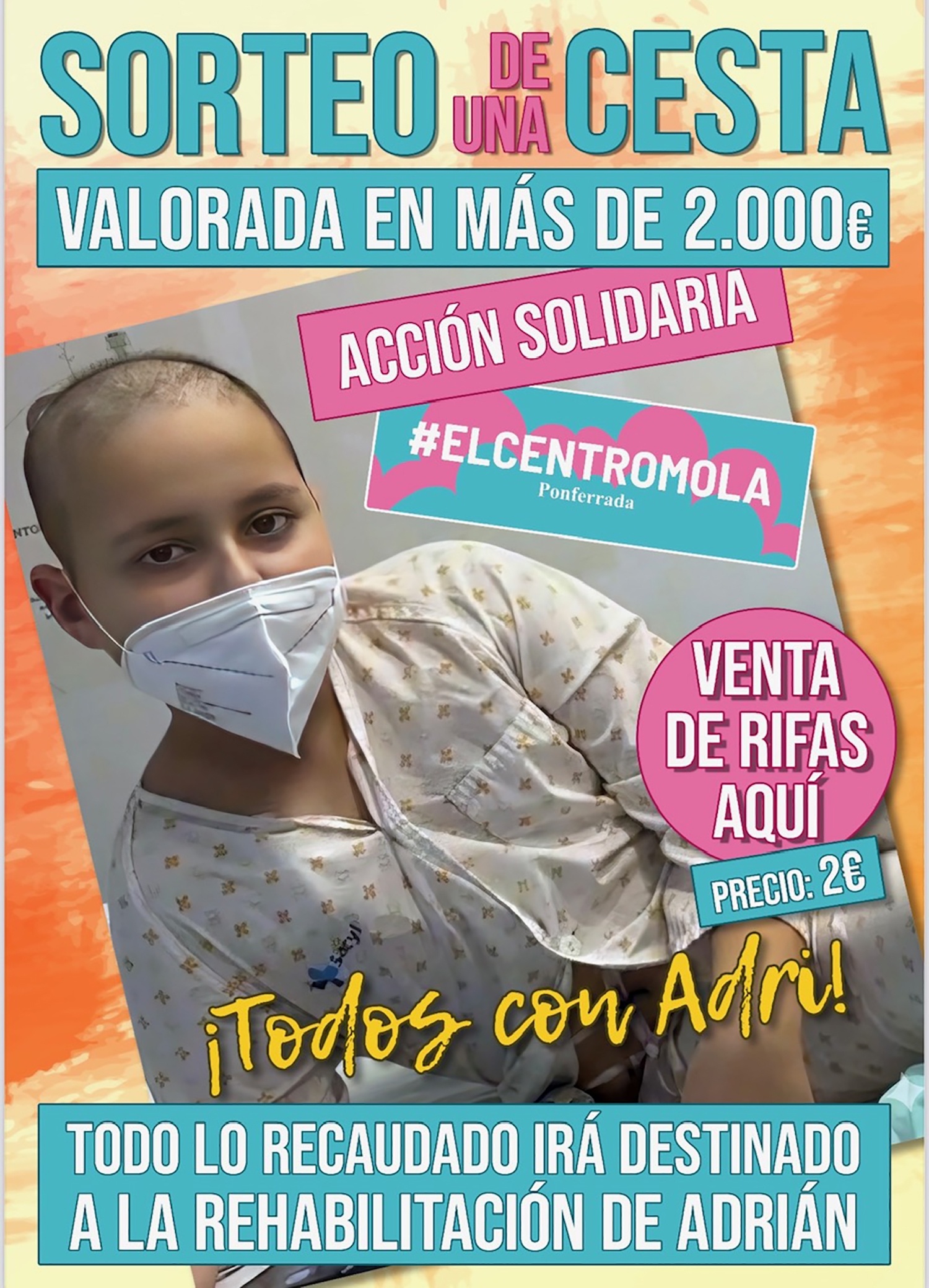 Sorteo cesta solidaria por Adrian