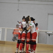 Bembibre Hockey durante el partido | Foto: Norberto de la Mata