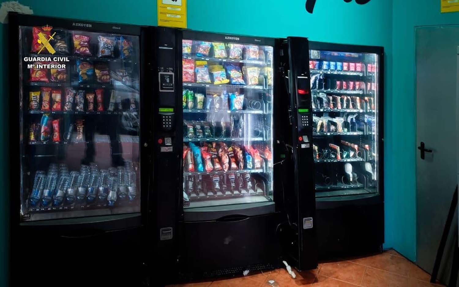 Detenido robo vending