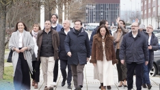 Rubén Cacho / ICAL . El candidato del Partido Popular de Castilla y León a la reelección como presidente de la Junta, Alfonso Fernández Mañueco, ofrece un mitin en Ponferrada (León) Rubén Cacho / ICAL . El candidato del Partido Popular de Castilla y León a la reelección como presidente de la Junta, Alfonso Fernández Mañueco, ofrece un mitin en Ponferrada (León)