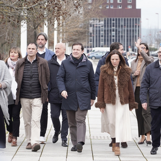 Rubén Cacho / ICAL . El candidato del Partido Popular de Castilla y León a la reelección como presidente de la Junta, Alfonso Fernández Mañueco, ofrece un mitin en Ponferrada (León) Rubén Cacho / ICAL . El candidato del Partido Popular de Castilla y León a la reelección como presidente de la Junta, Alfonso Fernández Mañueco, ofrece un mitin en Ponferrada (León)