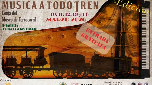 La Escuela de Música Ciudad de Ponferrada 'pondrá a sonar' el Museo del Ferrocarril con el proyecto 'Música a Todo Tren' La Escuela de Música Ciudad de Ponferrada 'pondrá a sonar' el Museo del Ferrocarril con el proyecto 'Música a Todo Tren'