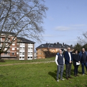 El PSOE de Ponferrada en el solar del Parque del Plantío | Dani Merino (InfoBierzo)