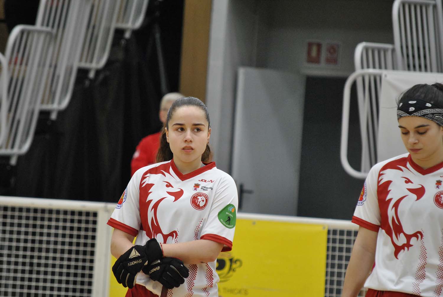 La jugadora del Bembibre Hockey Joana. La jugadora del Bembibre Hockey Joana.