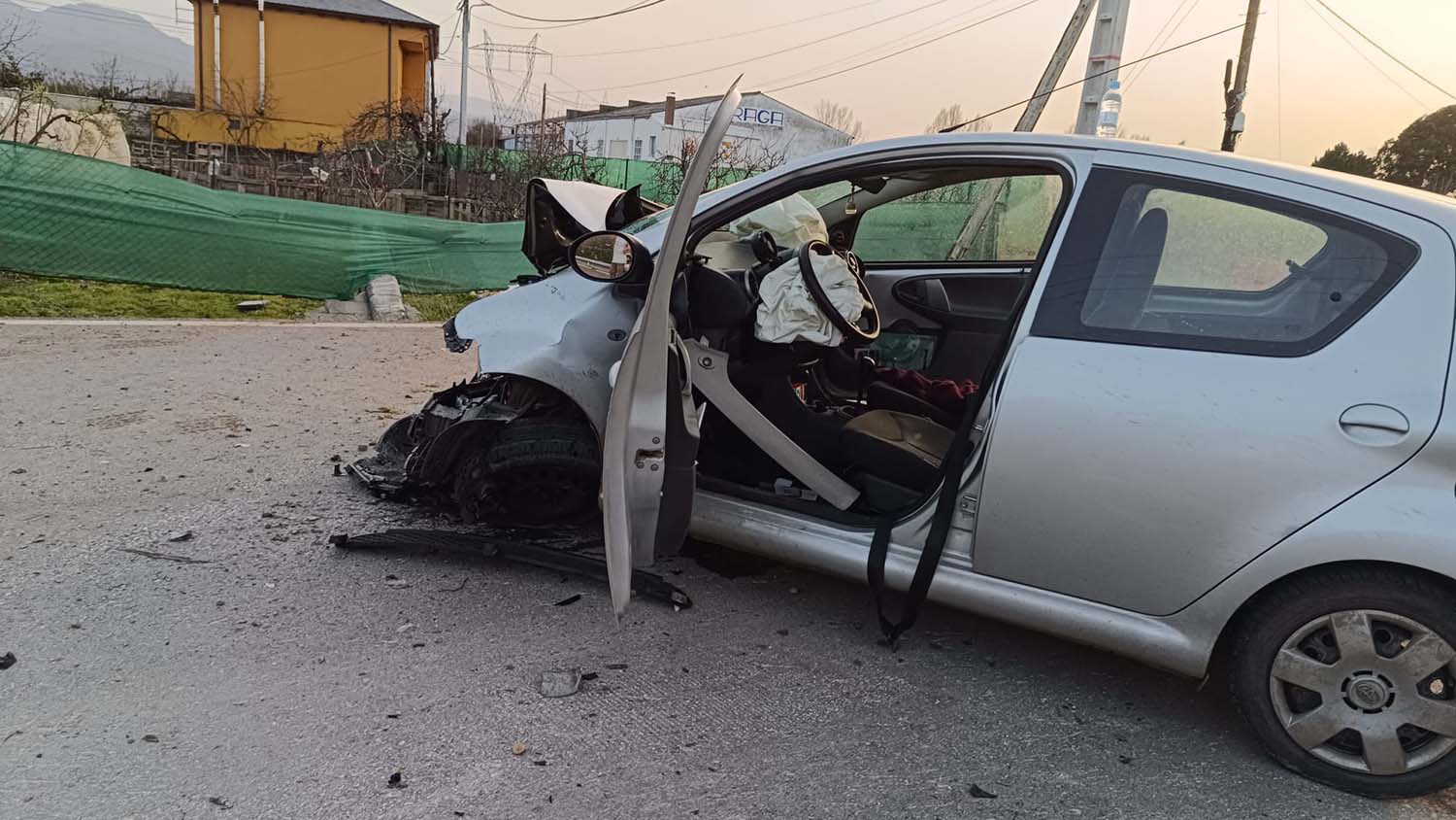 Accidente Camponaraya. Accidente Camponaraya.