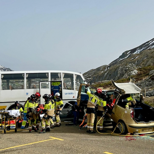 Simulacro en San Isidro Simulacro en San Isidro