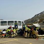 Simulacro en San Isidro