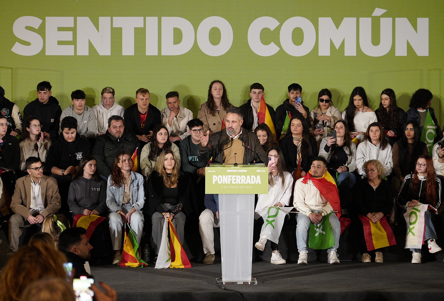 Santiago Abascal en Ponferrada