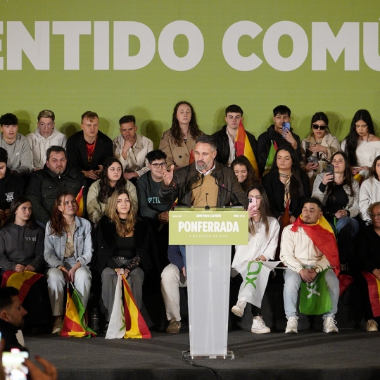 Santiago Abascal en Ponferrada