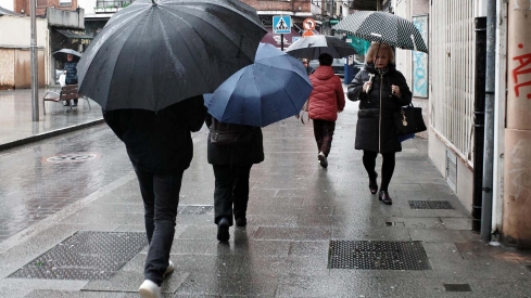 César Sánchez ICAL. Día de intensa lluvia en Ponferrada