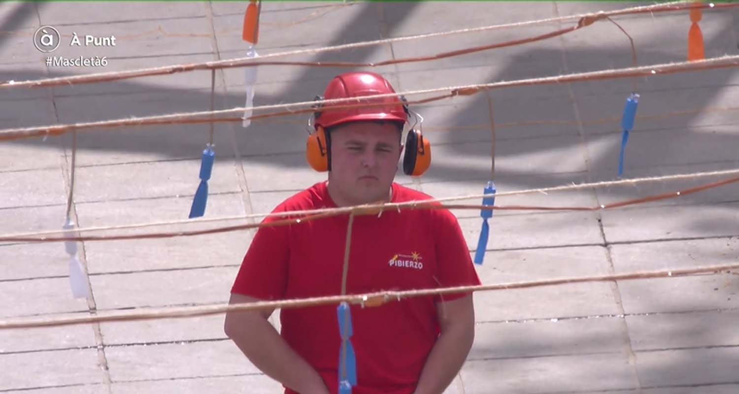 Mascleta de Pibierzo en las Fallas de Valencia 