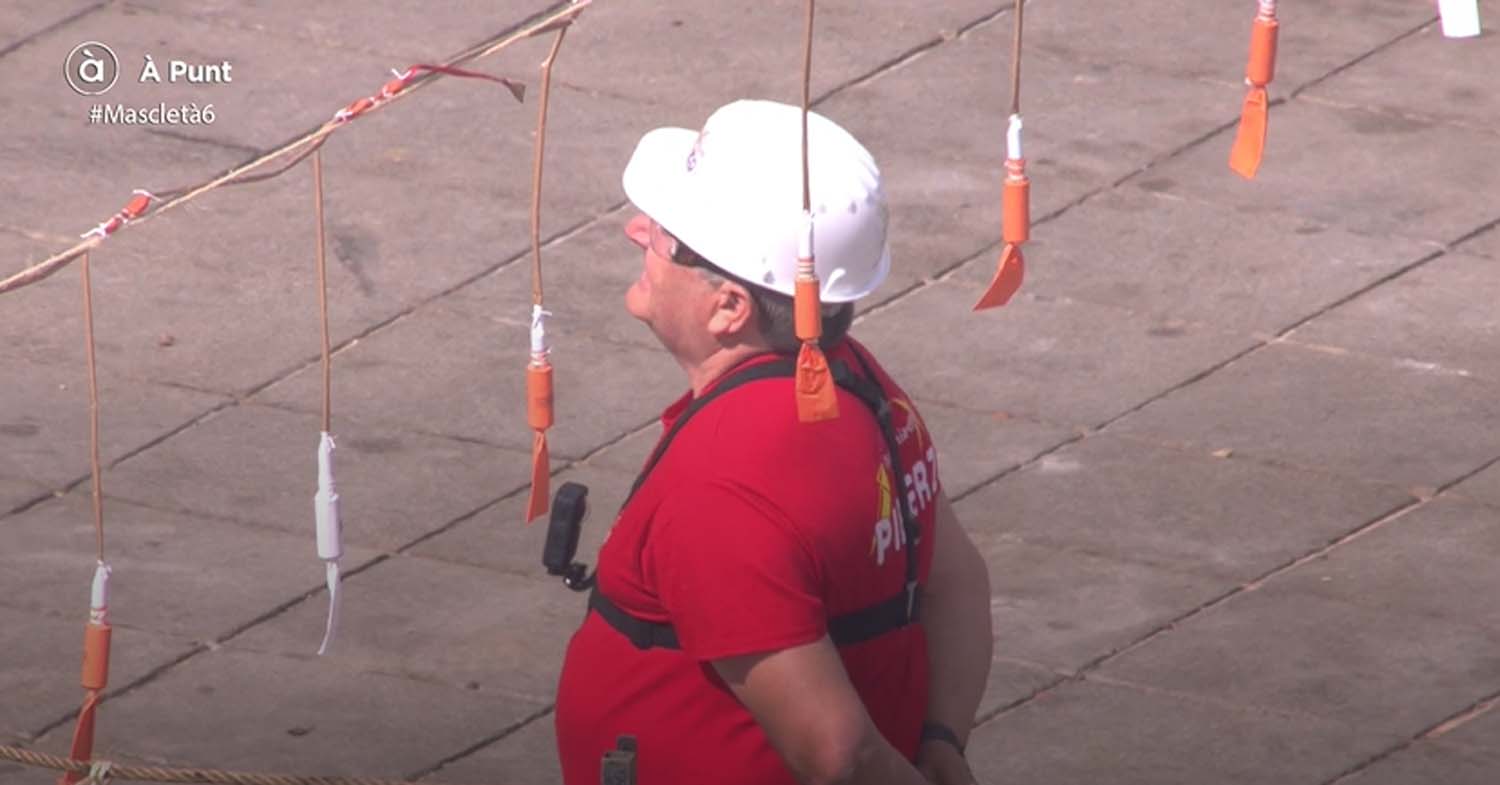 Mascleta de Pibierzo en las Fallas de Valencia
