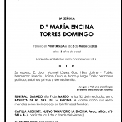 MARÍA ENCINA TORRES DOMINGO