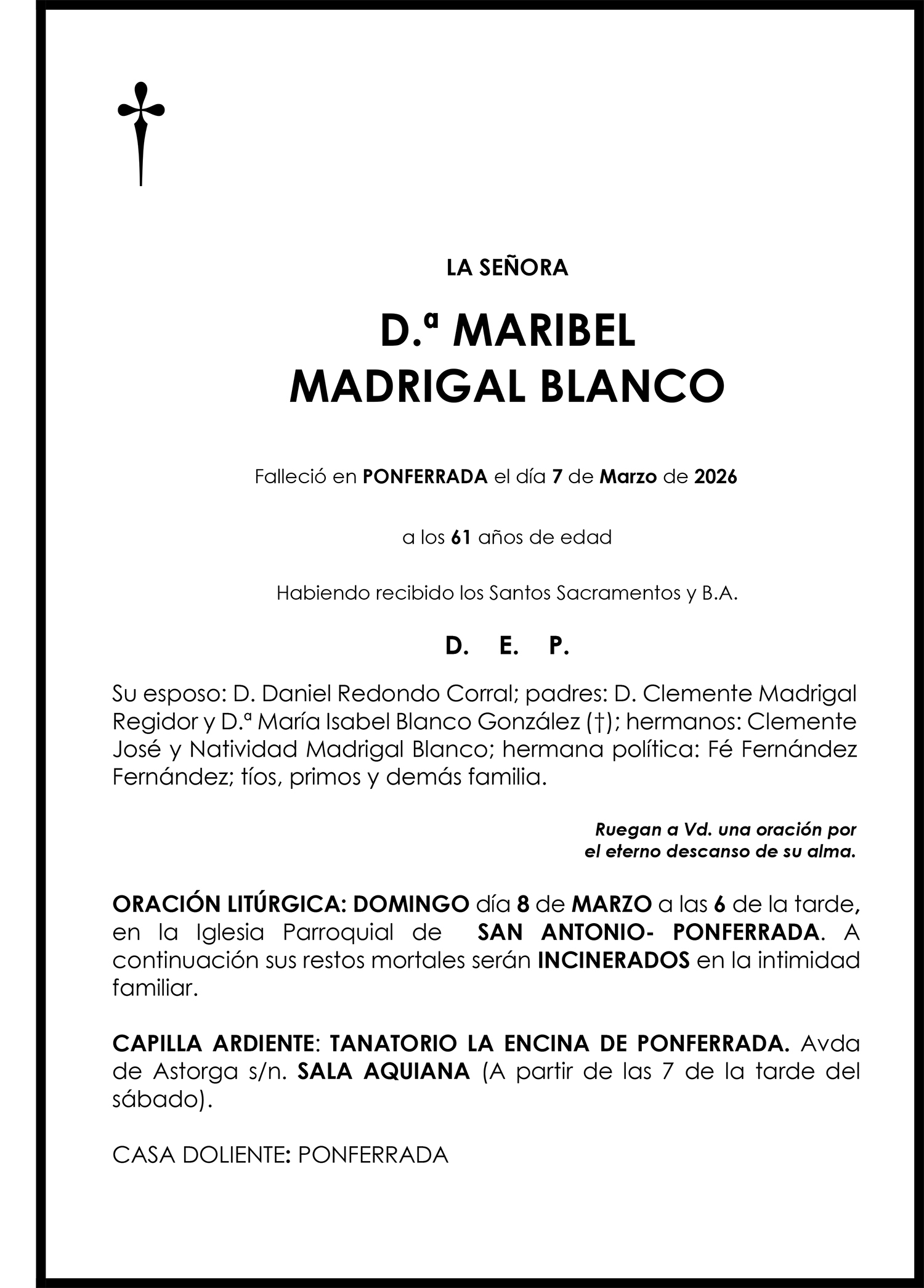 MARIBEL MADRIGAL BLANCO