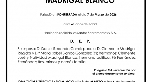 MARIBEL MADRIGAL BLANCO