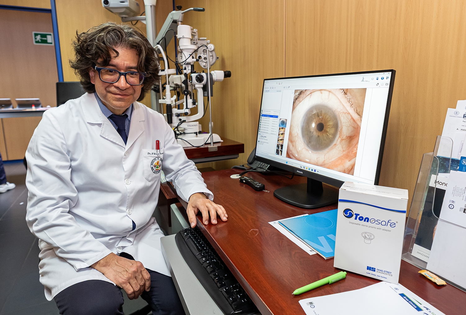 R.Valtero / ICAL . Fernando Ussa, especialista de la Unidad de Glaucoma del IOBA