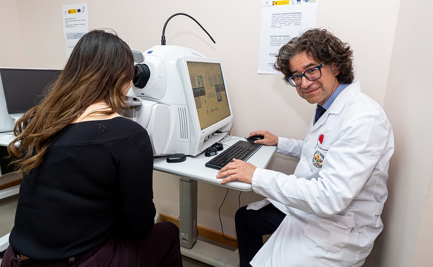R.Valtero / ICAL . Fernando Ussa, especialista de la Unidad de Glaucoma del IOBA