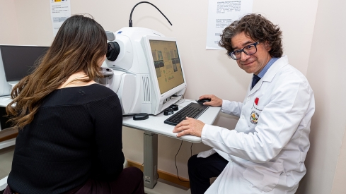 R.Valtero / ICAL . Fernando Ussa, especialista de la Unidad de Glaucoma del IOBA R.Valtero / ICAL . Fernando Ussa, especialista de la Unidad de Glaucoma del IOBA