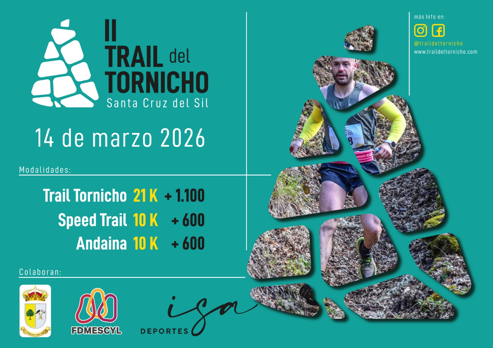cartel trail en foto