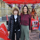 Mabel Fernández y Nuria Rubio, candidatas a las Cortes por el PSOE