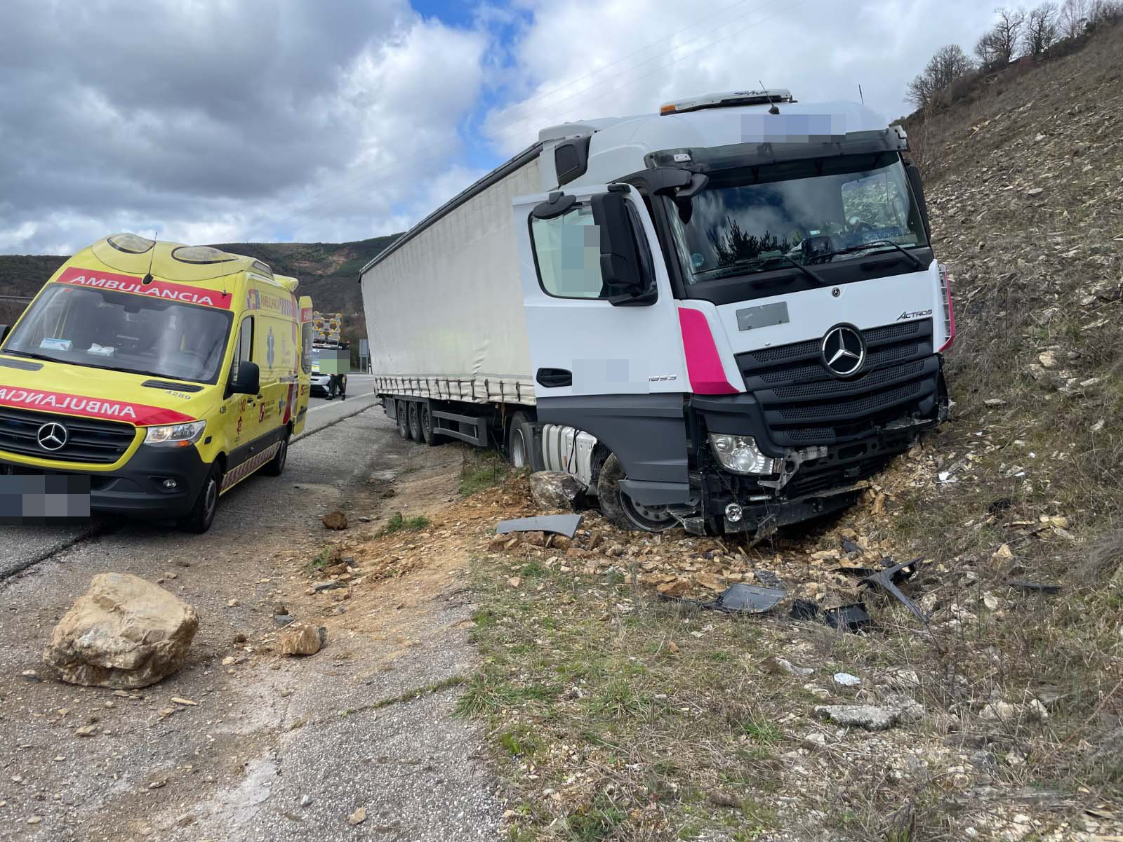 Accidente vega de Valcarce