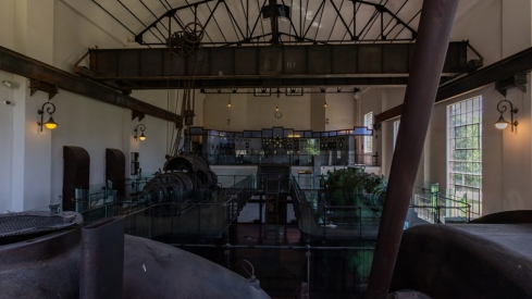 Nave de turbinas de la MSP | Foto: Museo de la Energía