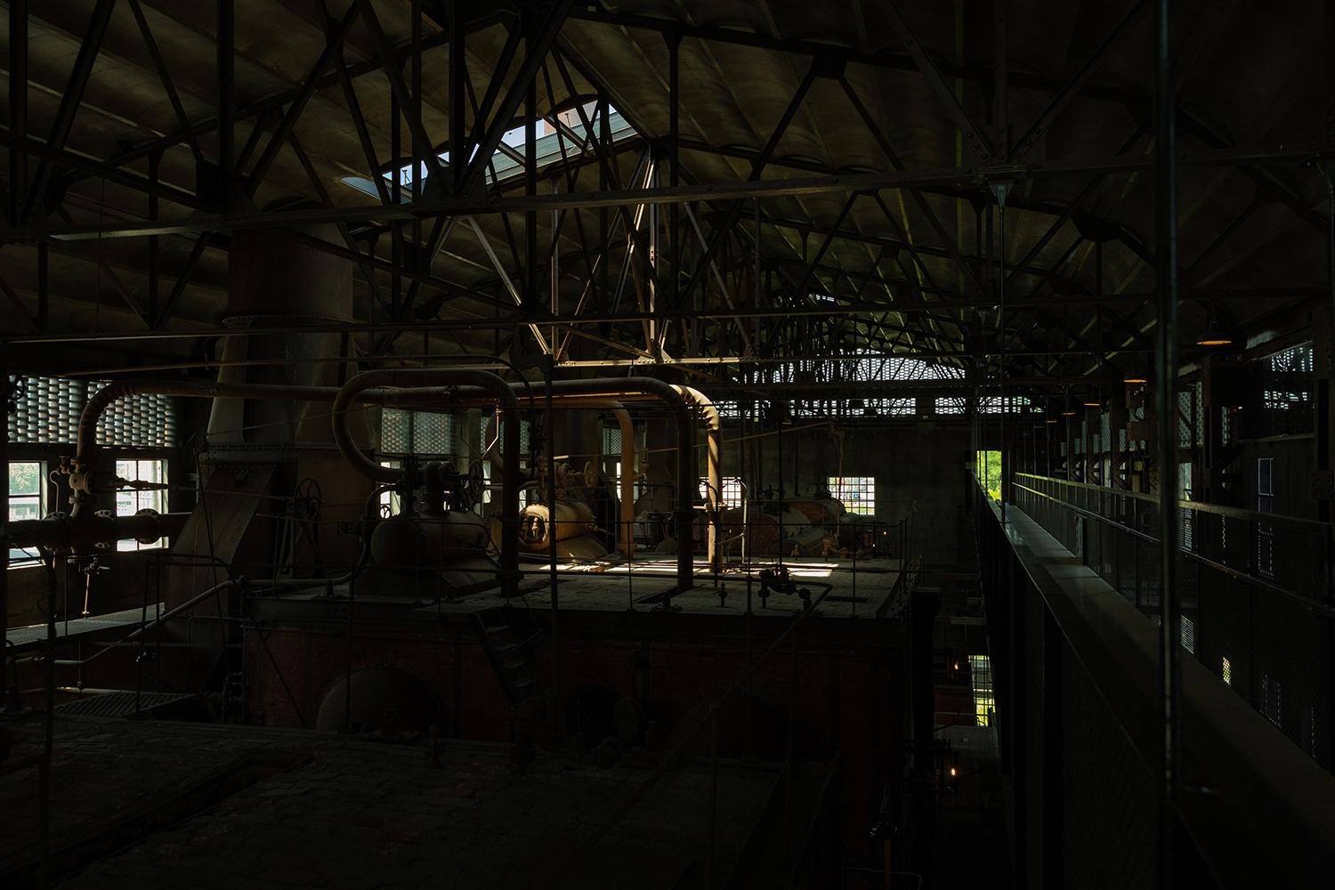 Sala de calderas de la MSP | Foto: Museo de la Energía