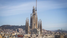 Cruz de la Sagrada Familia hecha por Tvitec Foto: @sagradafamilia