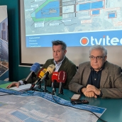 Los principales ejecutivos de Tvitec, Alberto Fernández Sutil (I) y Javier Prado (D)