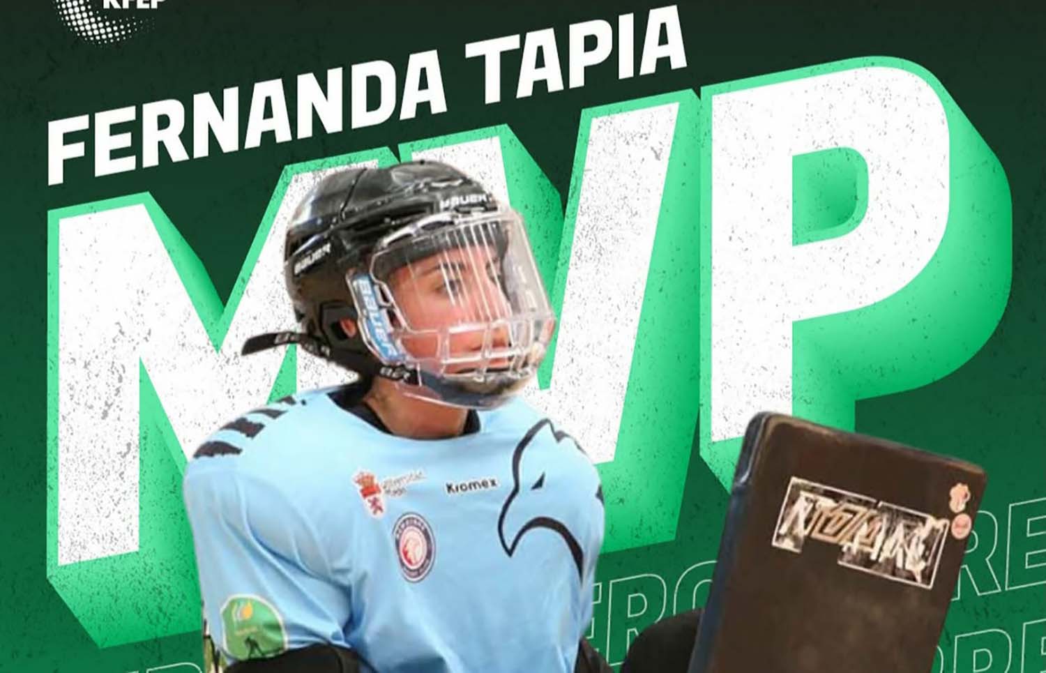 Fer Tapia, segunda jugadora del Bembibre Hokey Club en ganar el MVP de la OK Liga Iberdrola