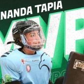 Fer Tapia, segunda jugadora del Bembibre Hokey Club en ganar el MVP de la OK Liga Iberdrola Fer Tapia, segunda jugadora del Bembibre Hokey Club en ganar el MVP de la OK Liga Iberdrola