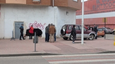 Coche estrellado en Cuatrovientos