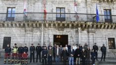 Minuto de silencio en el Ayuntamiento de Ponferrada por el asesinato de violencia de género de Miranda de Ebro (Burgos)