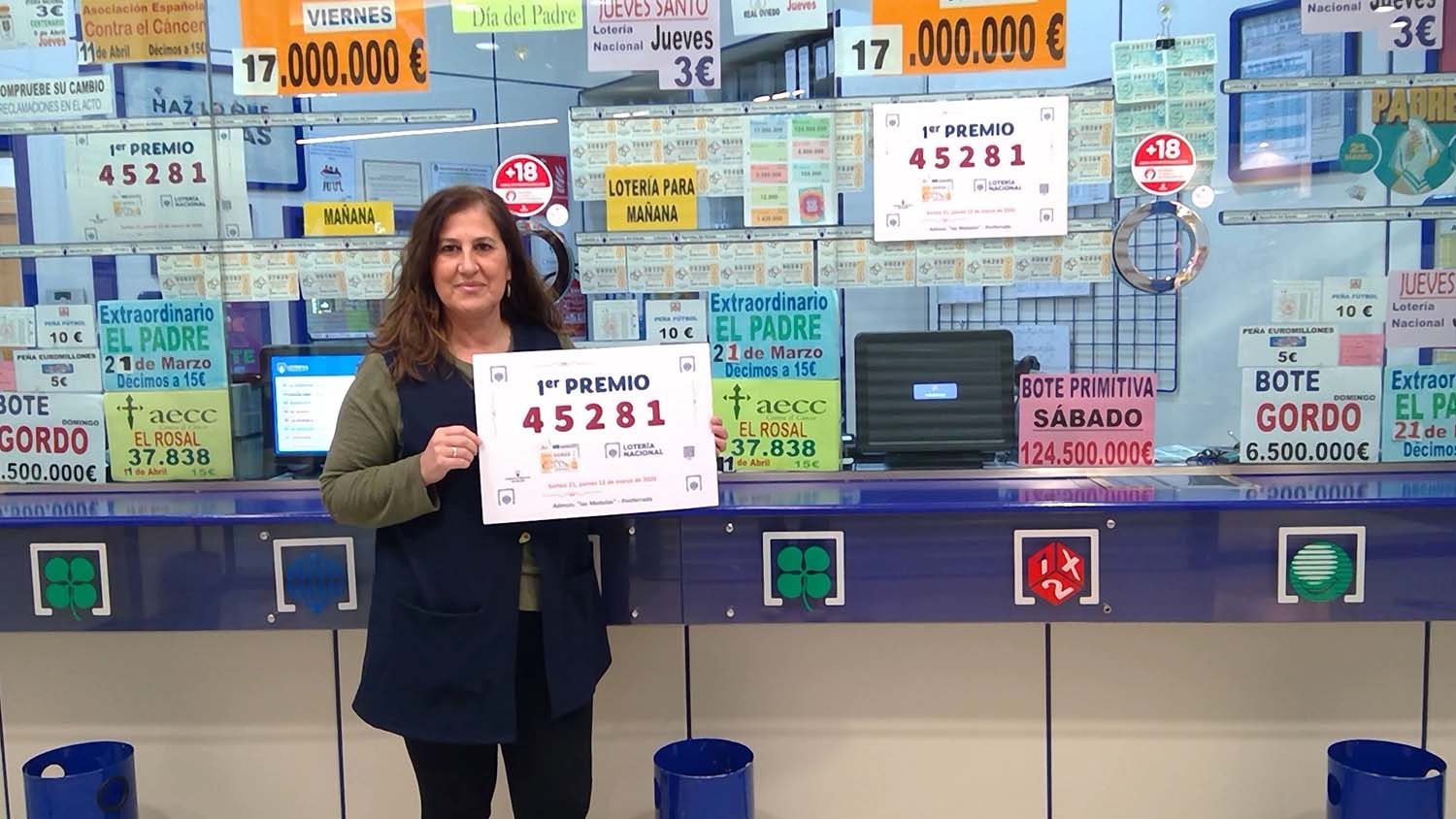 Ponferrada reparte fortuna con el primer premio de la Lotería Nacional