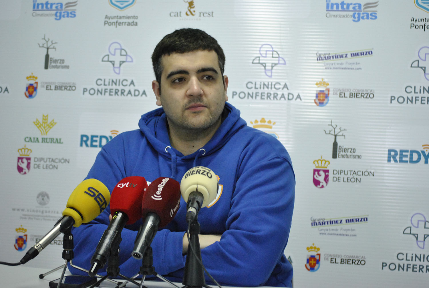 Oriol Pozo, entrenador del Baloncesto Clínica Ponferrada