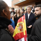 El presidente nacional del PP, participa en un acto público en Ponferrada