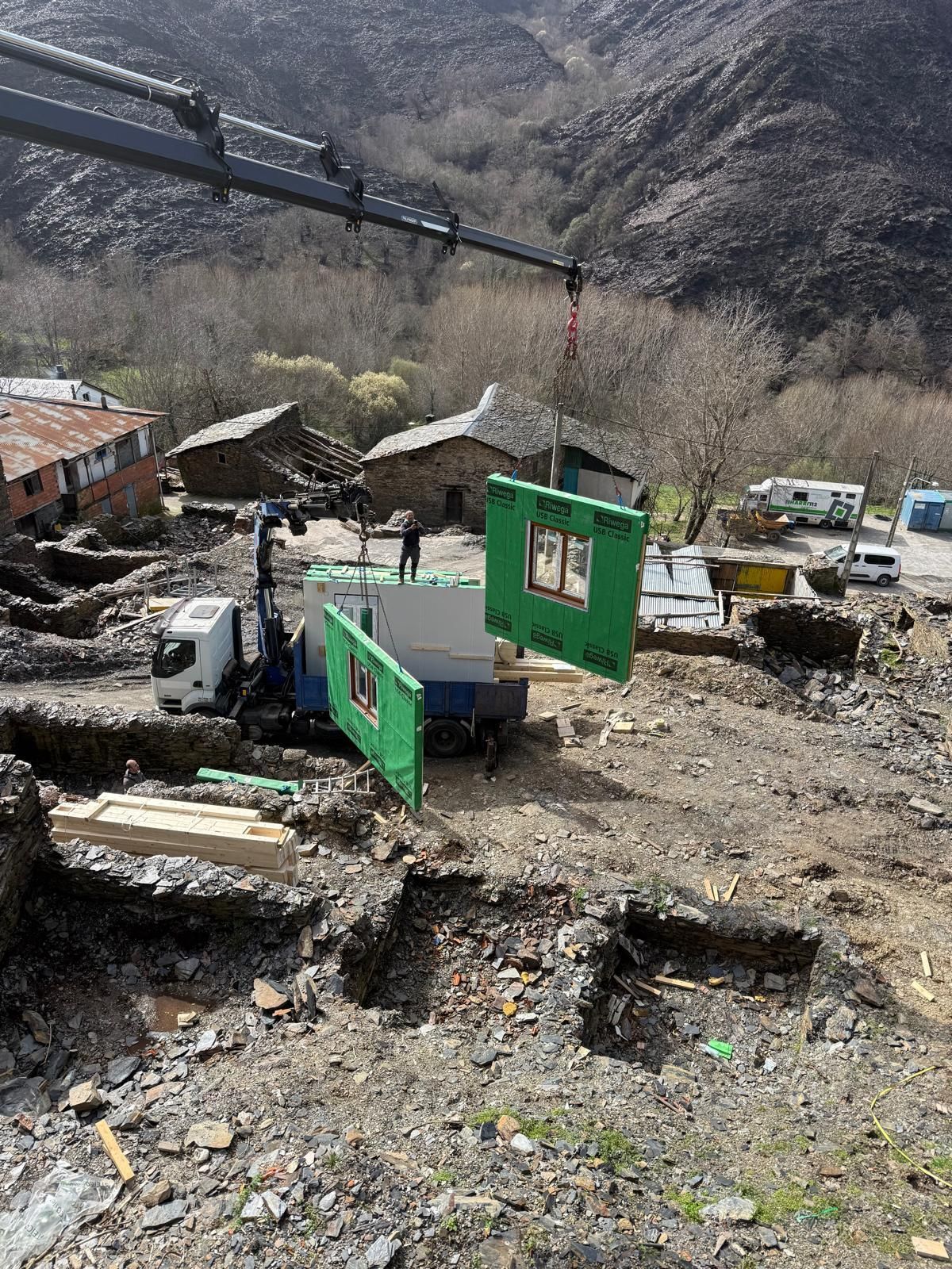 Reconstrucción de Lusio. Fotos Medgón 