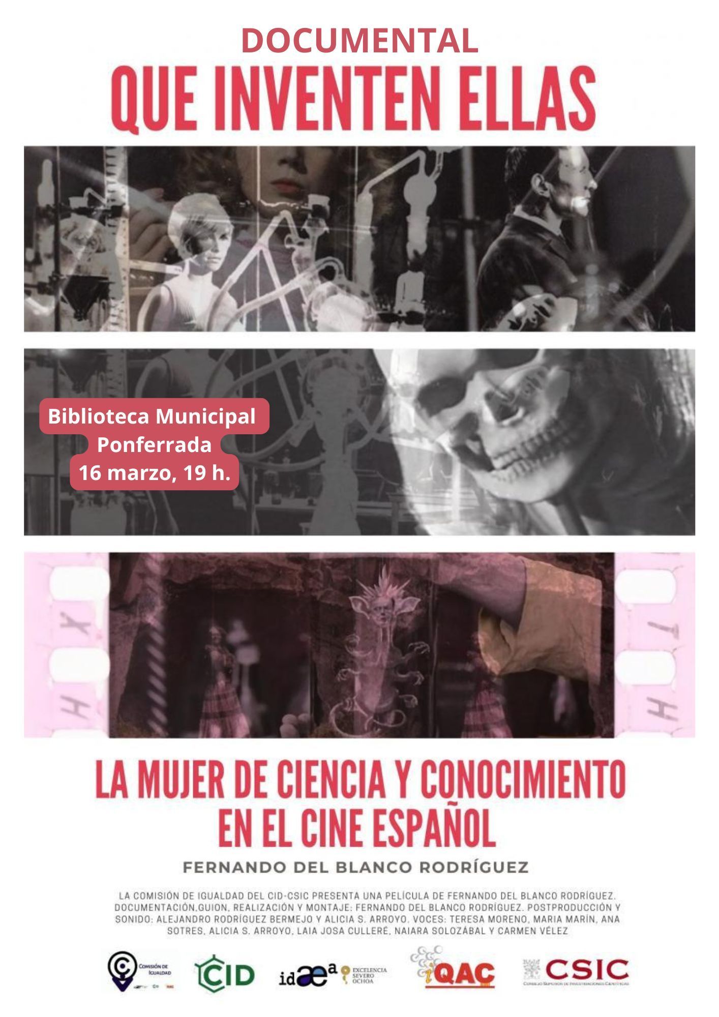 Cartel de "Que inventen ellas"