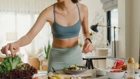 Imagen de archivo de una alimentación saludable 