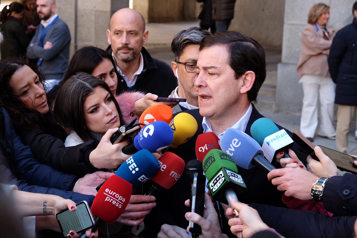 Jesús Formigo / ICAL. El candidato del PP a la presidencia de la Junta de Castilla y León, Alfonso Fernández Mañueco, vota en Salamanca Jesús Formigo / ICAL. El candidato del PP a la presidencia de la Junta de Castilla y León, Alfonso Fernández Mañueco, vota en Salamanca